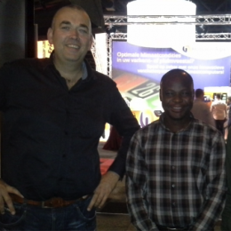 Projectleider Emmanuel in Nederland
